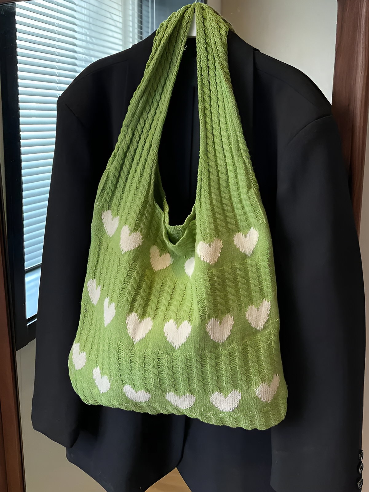 Heart Crochet Tote