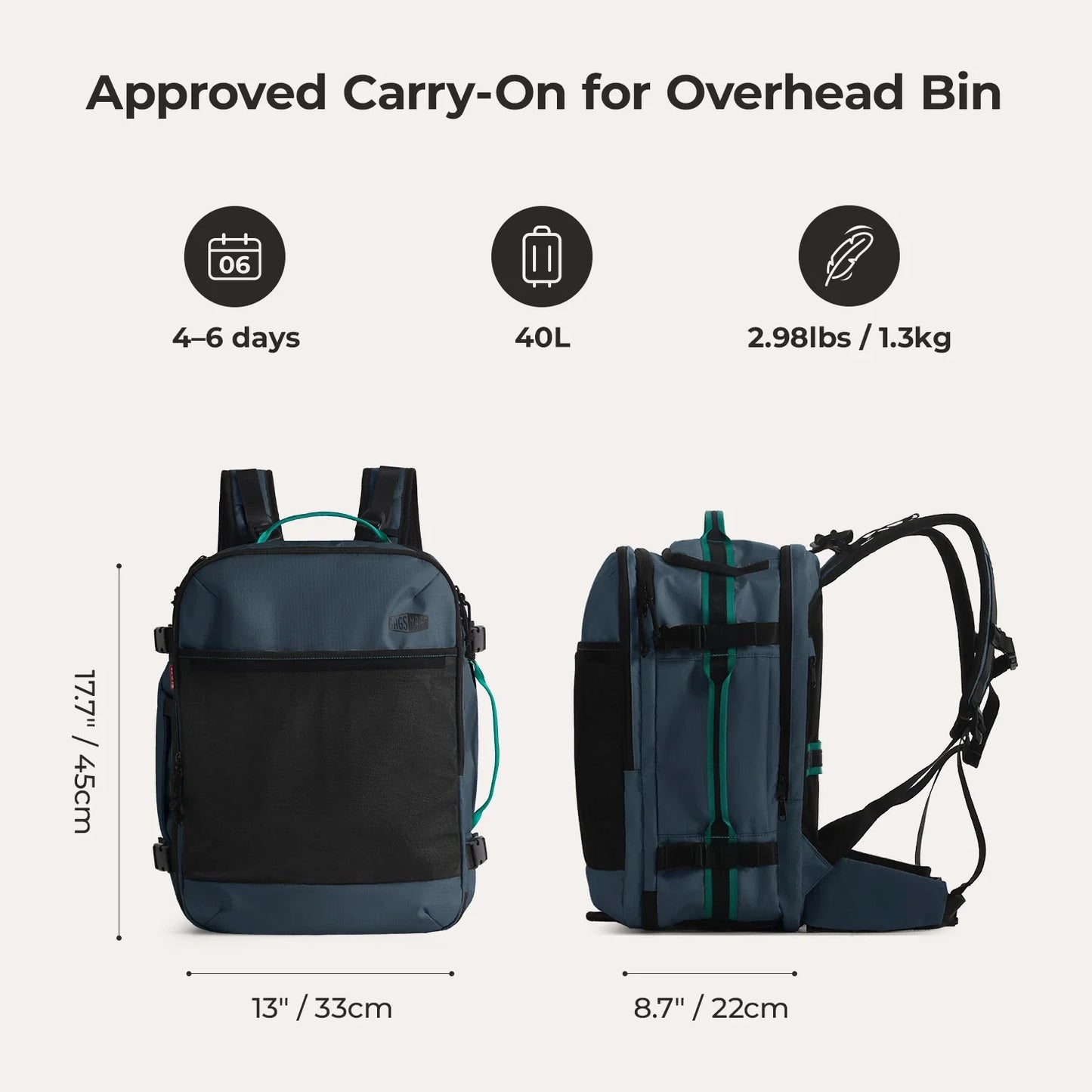 Blast Pro 40L Travel Backpack