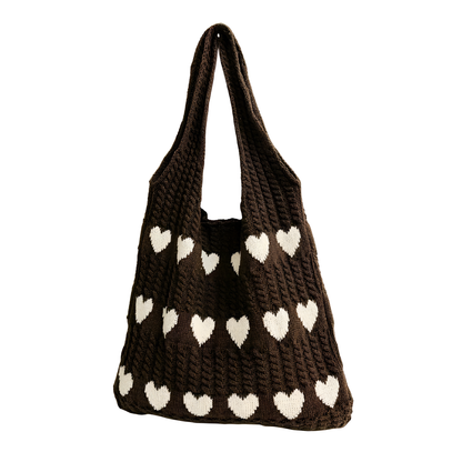 Heart Crochet Tote