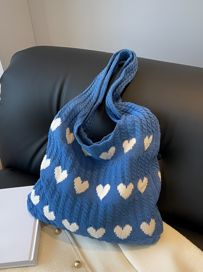 Heart Crochet Tote