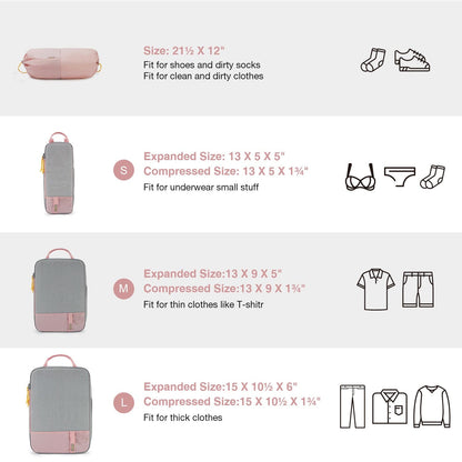 Compression Packing Cubes 6PCS