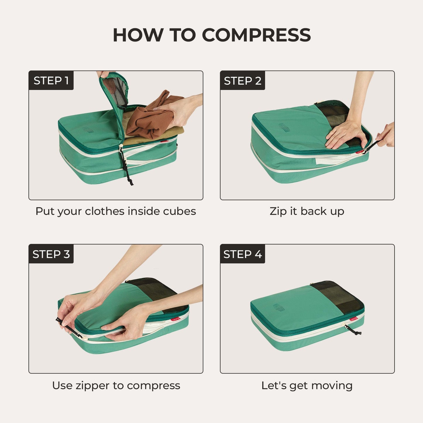 Blast Packing Cubes