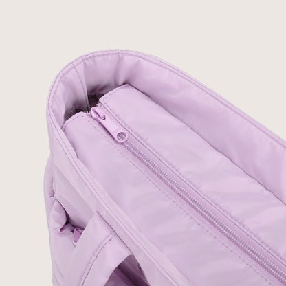 20L Puffy Tote Bag with 15.6" Laptop Compartment