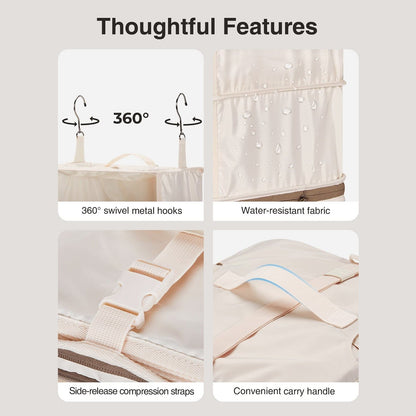 Hanging Foldable Compression Packing Cubes