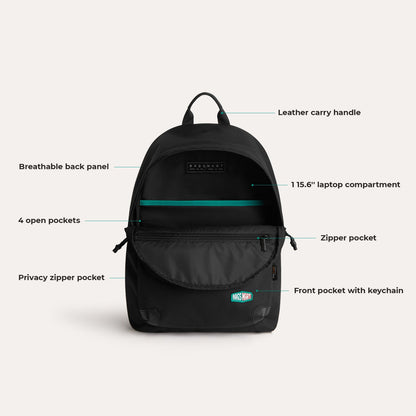 Ocean  Cordura Campus Backpack with Laptop Sleeve