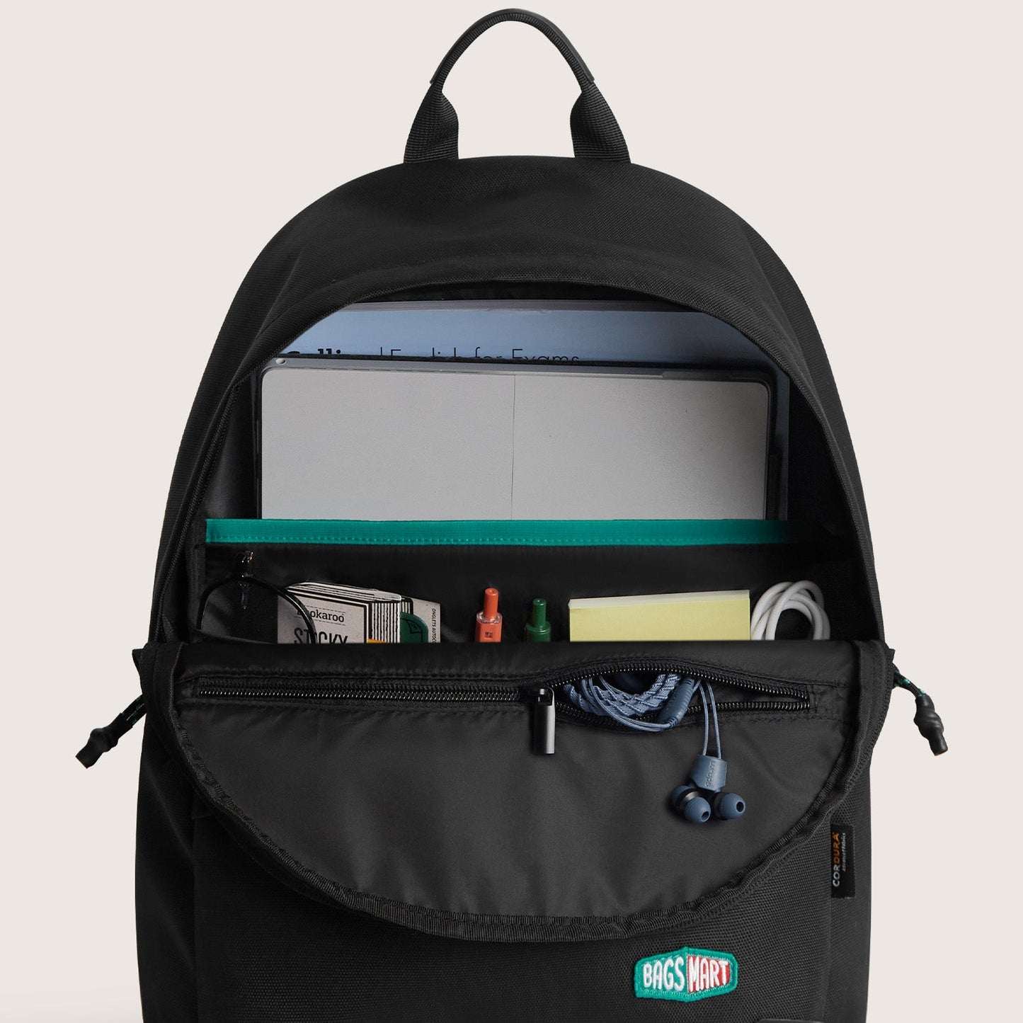 Ocean  Cordura Campus Backpack with Laptop Sleeve